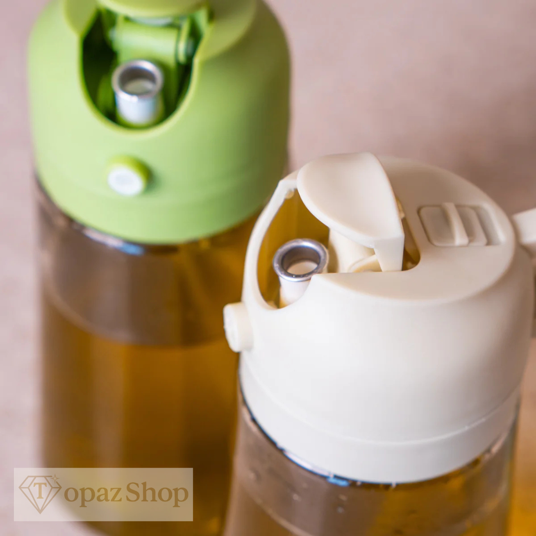 2-in-1 Oil Glass Dispenser Spray/Pour All-In-One