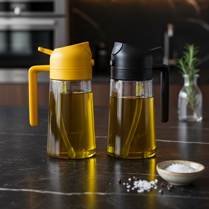 2-in-1 Oil Dispenser (Spray & Pour)