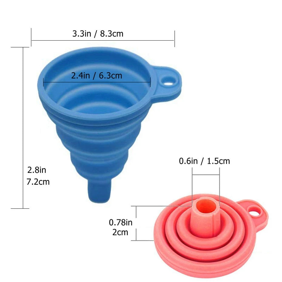 Collapsible Silicone Funnel