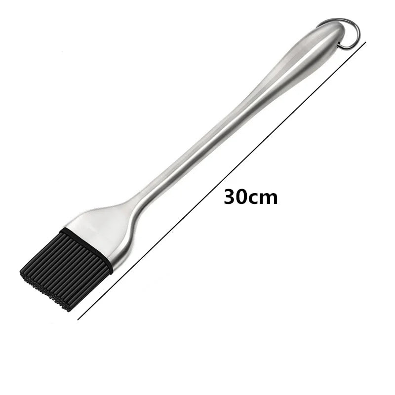 Stainless Steel Silicone Baster Brush BBQ/Oil - FREE SHIPPING