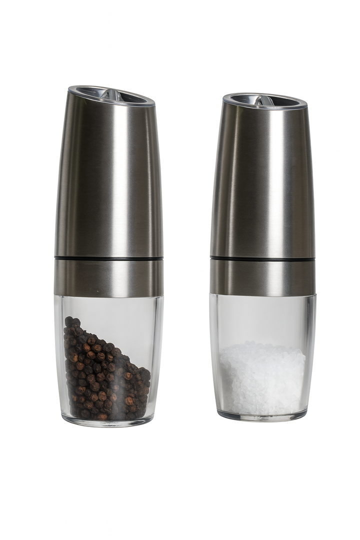 2-Piece Electric Seasoning Grinder Set