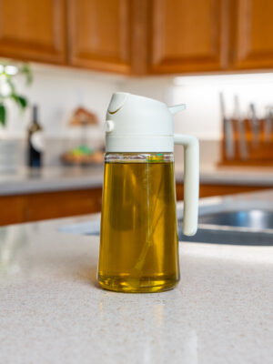 2 in 1 Glass Oil Spray/Pour Bottle
